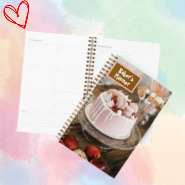 Cake Food Moderner Trend Macaroon Baker Planer (Von Creator hochgeladen)