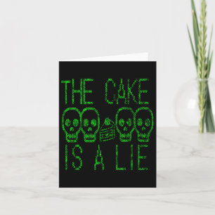 Cake ist ein Live-Video-Spiel Grafik Gamer Meme Ga Karte
