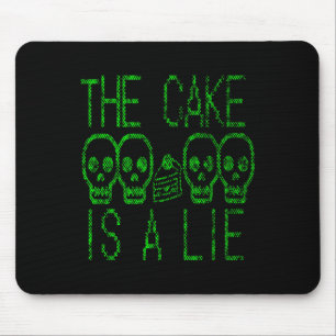 Cake ist ein Live-Video-Spiel Grafik Gamer Meme Ga Mousepad