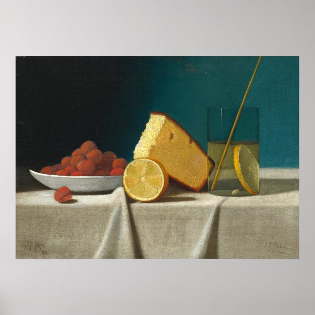 Cake - John Frederick Peto Fine Art Poster (Vorne)
