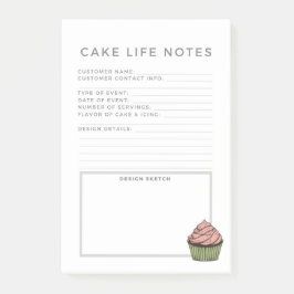 Cake Life Sticky Note Planner Post-it Klebezettel