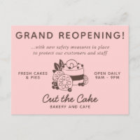 Cake Logo Bakeholder Große Wiedereröffnung