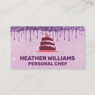 Cake Logo   Whisky   LILA GLITZER Visitenkarte