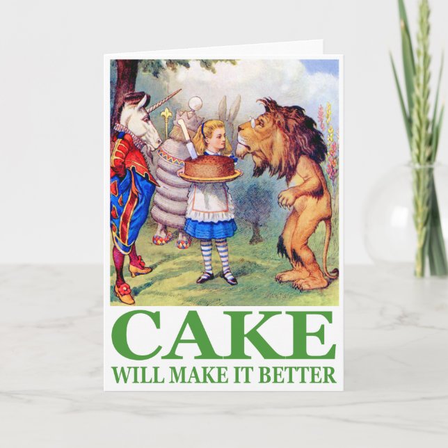 CAKE MACHT ES BESSER KARTE (Vorderseite)