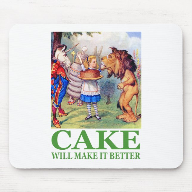 CAKE MACHT ES BESSER MOUSEPAD (Vorne)