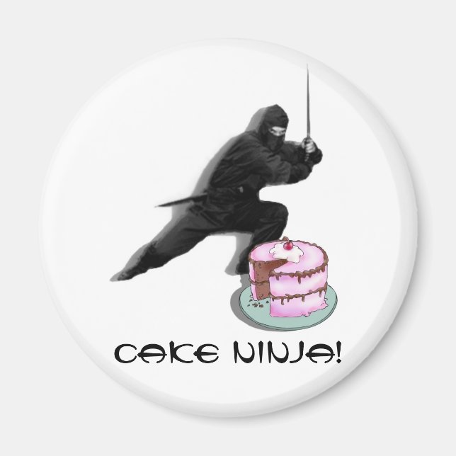 Cake Ninja! Magnet (Vorne)