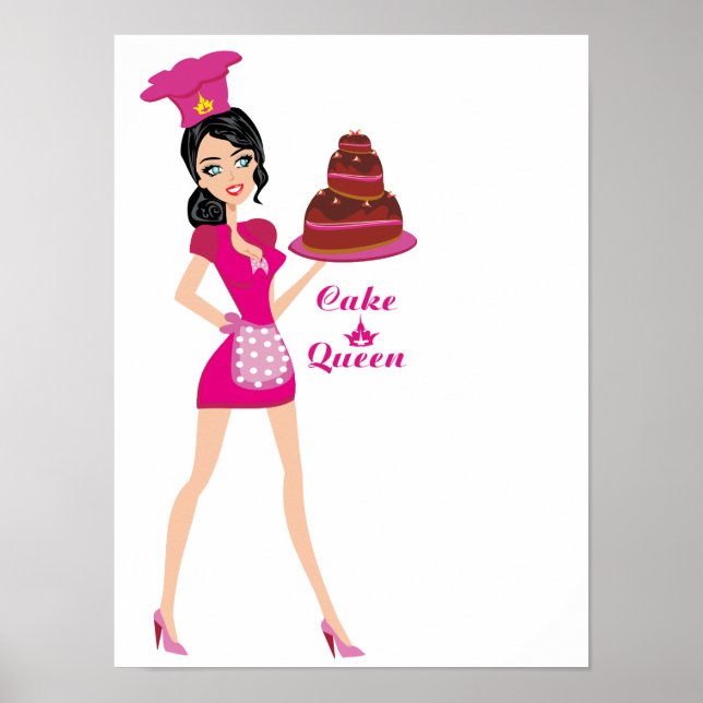 Cake Queen Poster (Vorne)