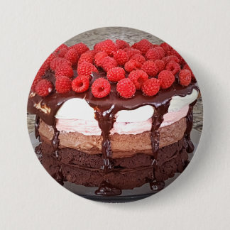 Cake Raspberry Chocolate Erdbeere Vanilla Club Button
