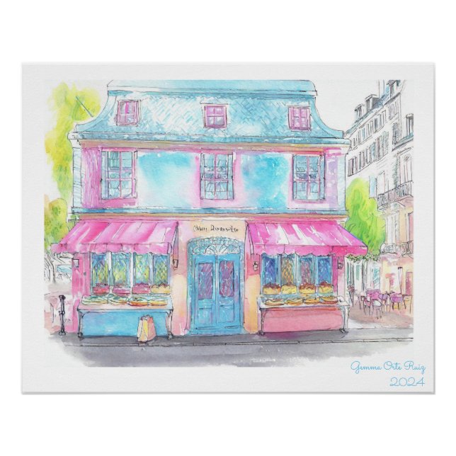 Cake Shop Aqucolor Poster (Vorderseite)