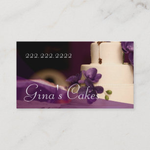 Cake Shop Cupcakes Bäckerei Catering Visitenkarte