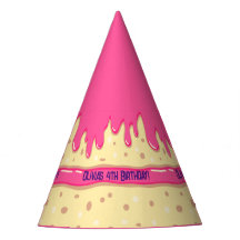 Cake Slice Cartoon Süßer Kindergeburtstag