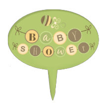 Topper baby shower Cake