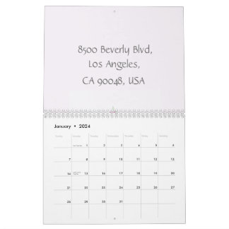 Cake Water Color Business Kalender