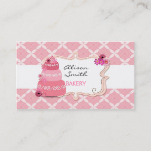 Cakes Bakery Business Cards Visitenkarte