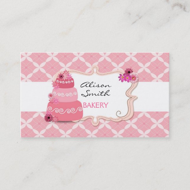 Cakes Bakery Business Cards Visitenkarte (Vorderseite)