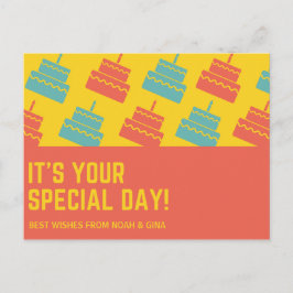 Cakes Birthday Postkarte