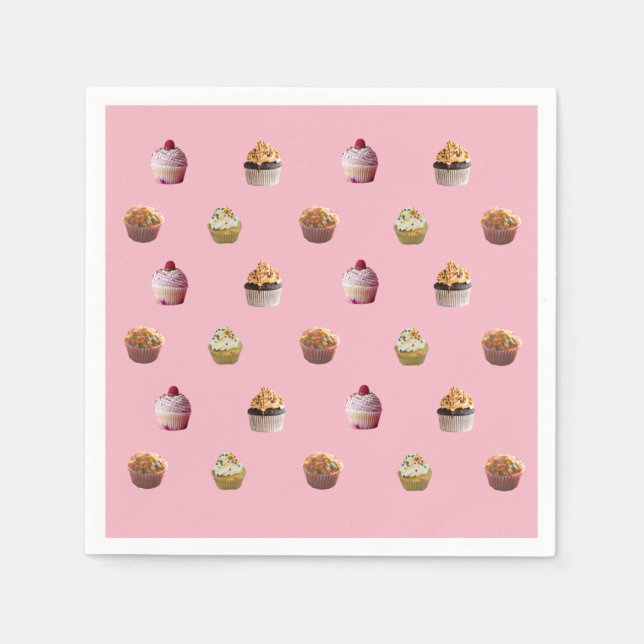 Cakes Colorful Napkins Serviette (Vorderseite)