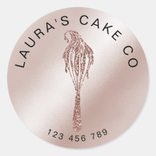 Cakes Süßigkeiten Cupcake Zuhause Bäckerei Giro de Runder Aufkleber