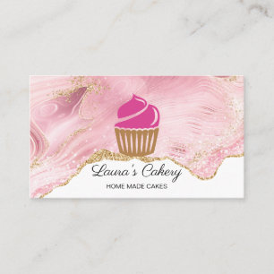 Cakes & Süßigkeiten Cupcake Zuhause Bäckerei Niedl Visitenkarte