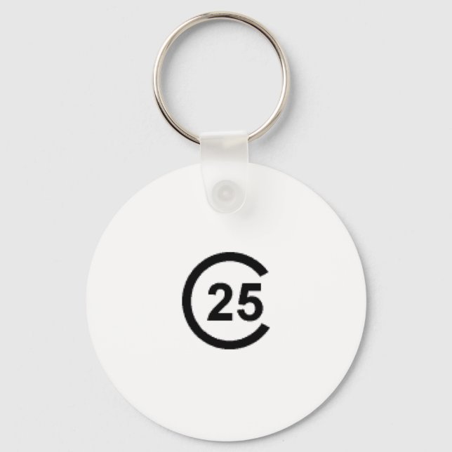 Cal 25 Sailboat Key Chain Schlüsselanhänger (Vorderseite)