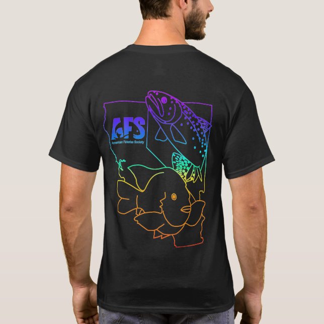 Cal-Neva AFS Regenbogen-Shirt T-Shirt (Rückseite)