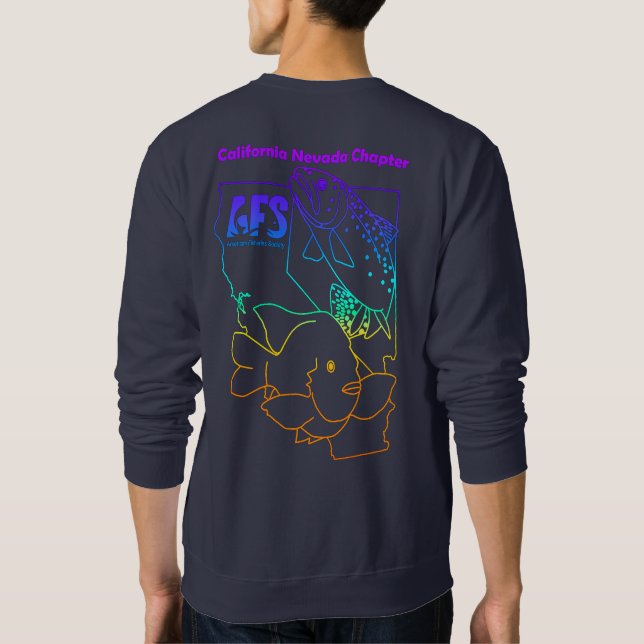 Cal Neva American Fisheries Society Sweatshirt (Rückseite)