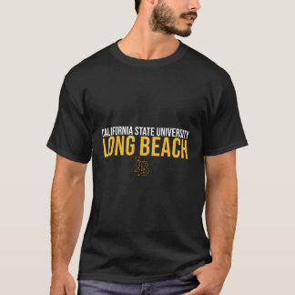 Cal Staat Long Beach Csulb gestapelt T-Shirt