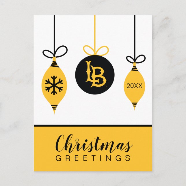 Cal Staat Long Beach Feiertagspostkarte (Vorderseite)