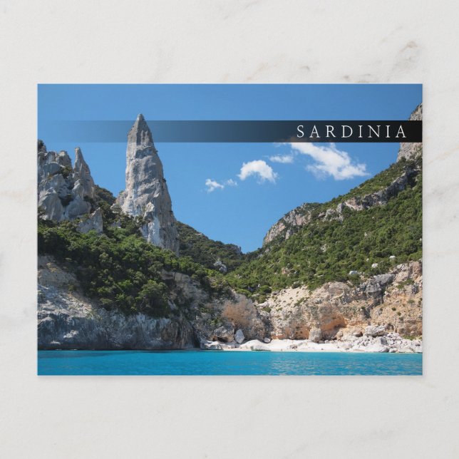 Cala Goloritze plage, Sardinia bar carte postale (Devant)