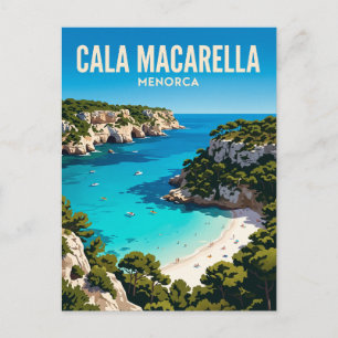Cala Macarella Spanien Postkarte
