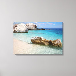 Cala Mariolu Strand, Sardinien Leinwand drucken