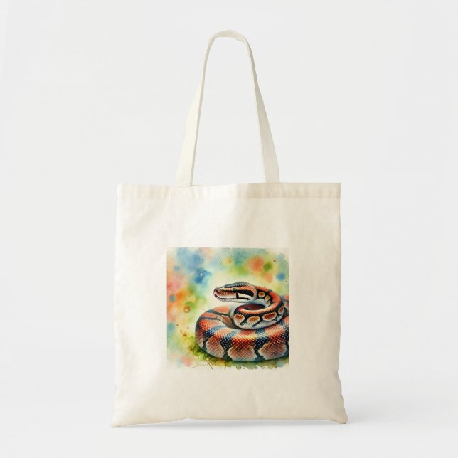 Calabar Python 110724AREF117 - Watercolor Tragetasche (Vorne)