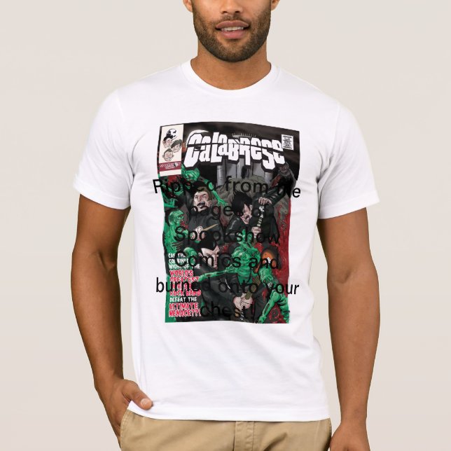 Calabrese Comic-Buch T-Shirt (Vorderseite)