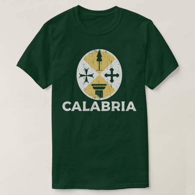 Calabria Coat of Arms T-Shirt (Design vorne)