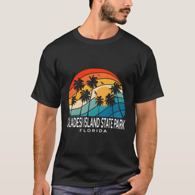 Caladesi Island Staat Park Florida Tropical Beach T-Shirt (Vorderseite)