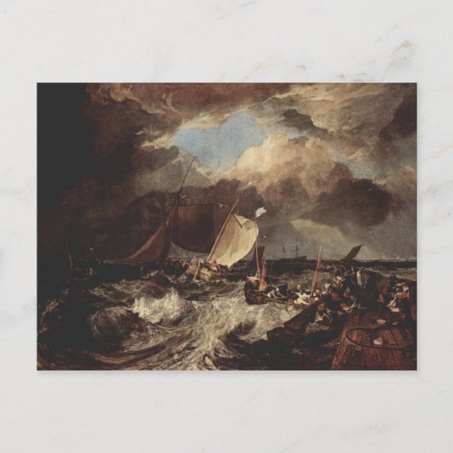 Calais Pier Postkarte (Vorderseite)