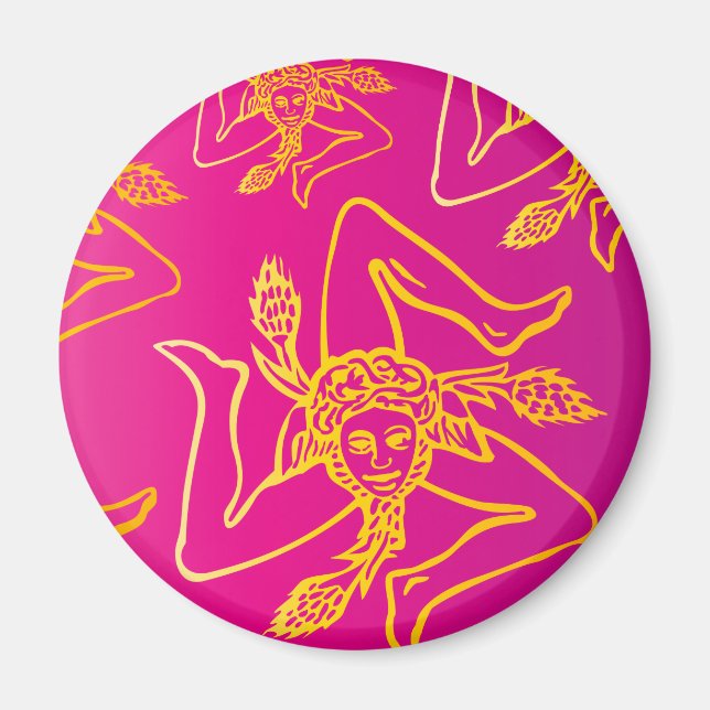 Calamita Color TRINACRIA Magnet (Vorne)