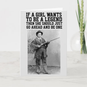 CALAMITY JANE COWGIRL BIRTHDAY GREETING CARDS KARTE
