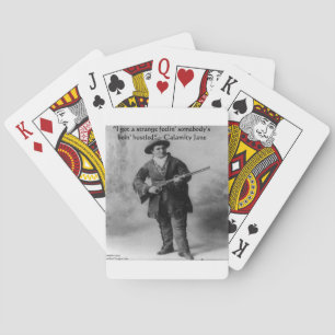 Calamity Jane Humor Zitat Geschenke T-Shirts & Kar Spielkarten