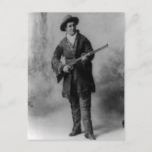 Calamity Jane-Porträt Postkarte