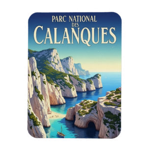 Calanques Nationalpark Frankreich Reise Magnet