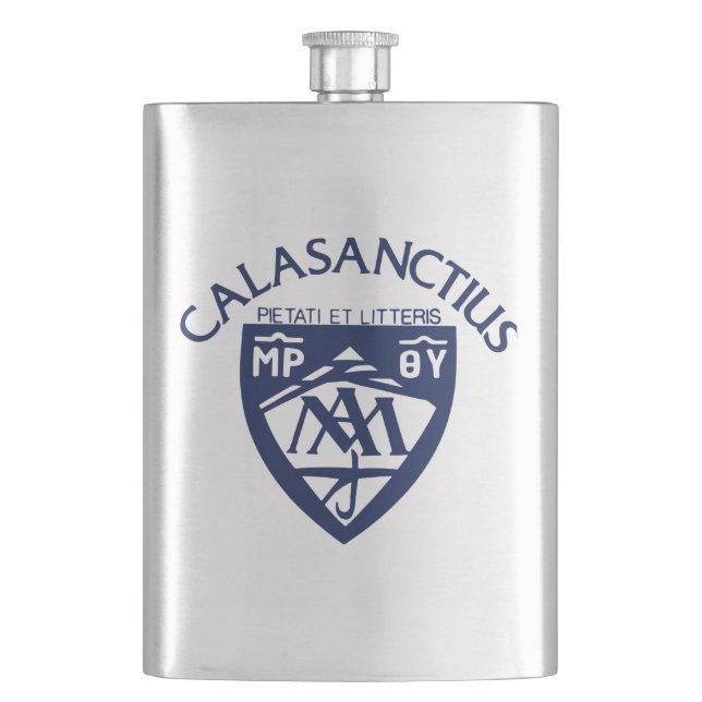 Calasanctius Flasche Flachmann (Vorderseite)
