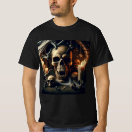 Calavera de Vampiro: Oscuridad y Elegancia T-Shirt