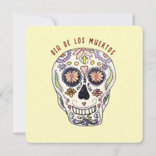 Calavera Dia De Los Muertos Einladung