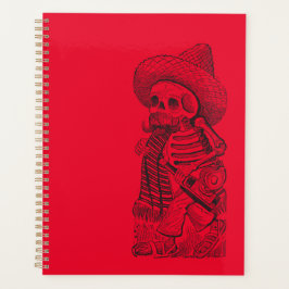 Calavera en rouge