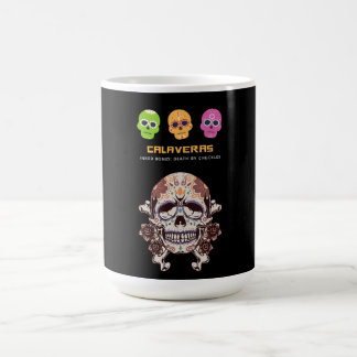 Calavera, getauchte Knochen: Tod durch Kutschen Kaffeetasse