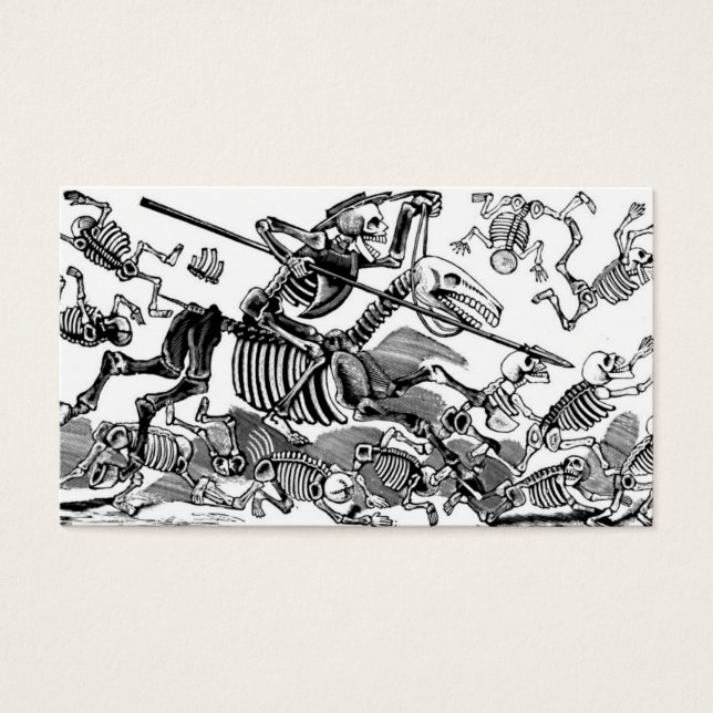 "Calavera of Don Quixote" um den Beginn des 19. Ja (Vorderseite)