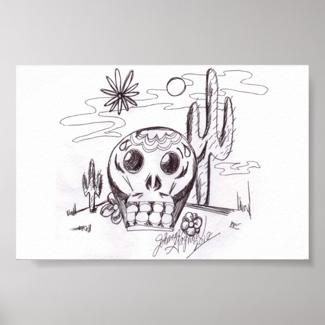Calavera Poster (Vorne)