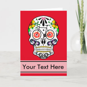 Calavera - Sugar Skull Bike Karte