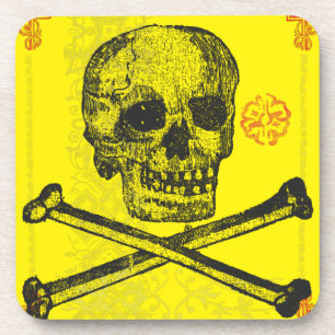 Calavera Sugar Skull Day of the Dead Getränkeuntersetzer